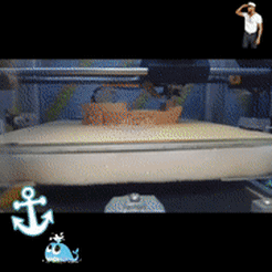 ezgif.com-gif-maker-8.gif Descargar archivo STL Barco de pesca (bañera/estanque) • Objeto para impresora 3D, Printfranktional