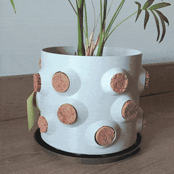 corky.gif Free STL file Corky | Note Planter・Object to download and to 3D print