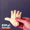 HandFlick.gif STL file Flexi PRINT-IN-PLACE Hand・3D print design to download, FlexiFactory