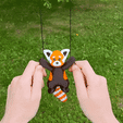 red-panda-climbing-gif-3.gif Climbing Red Panda Toy