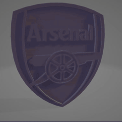 20220911_004528.gif STL file Arsenal wall plate・3D print model to download