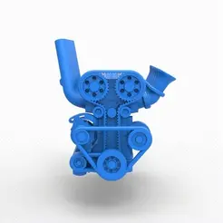 Engine.gif Fichier 3D Moteur six cylindres en ligne à l'échelle 1:25・Design pour imprimante 3D à télécharger