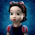 Snow-White-Toy-BlancaNieves-Figura-Deco-Moad-STL-1.gif Snow White Figure - Snow White Doll - Sculpture White