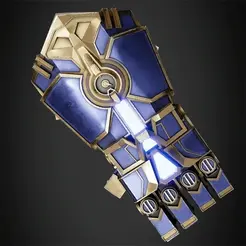 Jayce Mercury Hammer Cosplay Prop - Cosplay - PLA - 3D printed product - фото 49