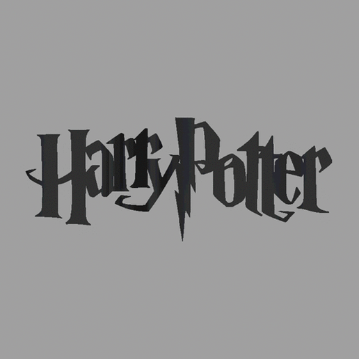 HARRY POTTER HAT FLIP TEXT 3D model