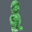 Luigi.gif STL-Datei Luigi (Einfacher Druck ohne Unterstützung)・Modell zum Herunterladen und 3D-Drucken