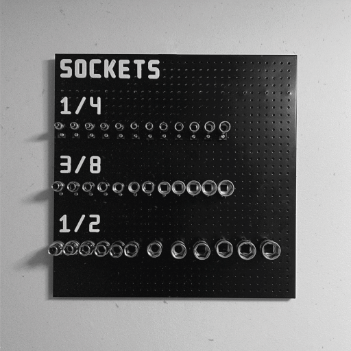 Ratchet and socket holder kit