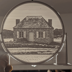 PXL_20220322_061131640-ANIMATION.gif STL file Custom Clock Lithophane・3D print object to download