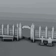 9f9069311149bc96e9f4f1e1ade24f55_original.gif Gothic World Architecture - Fencing and light posts