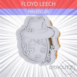 Floyd_Leech~PRIVATE_USE_CULTS3D_OTACUTZ.gif Floyd Leech Cookie Cutter / Twisted-Wonderland