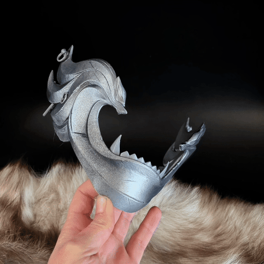 Twin Wolves Mask - Ghost of Yotei - 3D model önizlemesi
