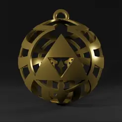 ZeldaSphere.gif Zelda Sphere Xmas Ornament