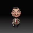 Mr-Bean.gif STL file Mr. Bean - CARICATURE FIGURINE-3D PRINT MODEL・3D printing design to download