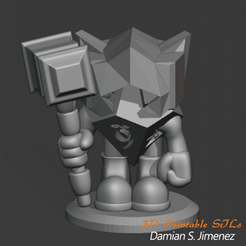 9.gif Download STL file Dicey Warriors #9 • 3D print object, DamianJimenez