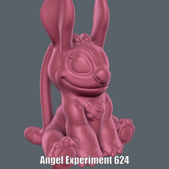 Angel-Experiment-624.gif STL file Angel Experiment 624 (Easy print no support)・3D printable model to download