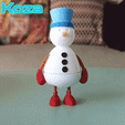 snowman-in-underwear.gif Файл STL Снеговик в нижнем белье・Шаблон для 3D-печати для загрузки
