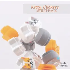 Kitty-Clickers-PUL.gif KITTY CLICKERS, MULTI-PACK - FIDGET KEYCHAIN [PRIVATE USE ONLY]
