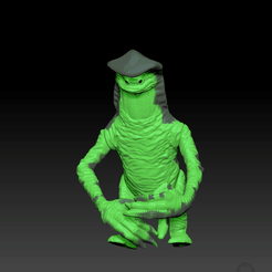 Amanaman.gif 3D file Star Wars .stl Amanaman .3D action figure .OBJ Kenner style.・3D printing design to download