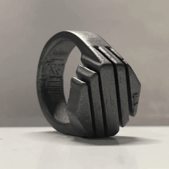 IMG_8771.gif Free STL file Octagon Ring・3D print object to download