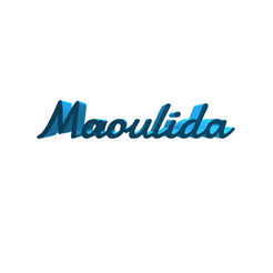 Maoulida.gif Archivo STL Maoulida・Modelo para descargar e imprimir en 3D