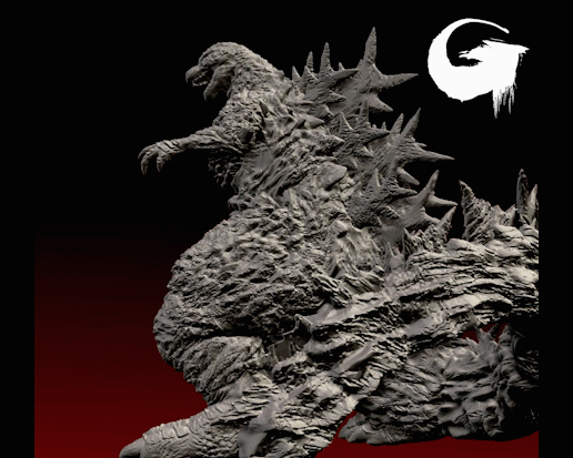 GODZILLA MINUS ONE HIGH DETAILED PRINT