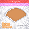 1-3_Of_Pie~4.75in.gif Slice (1∕3) of Pie Cookie Cutter 4.75in / 12.1cm
