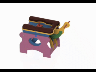 ❤️‍🔥 Love Sex Chair Sliding Rocker Monkey Chair Sex Machine v02 for 3d  print or cnc・ 3D File for ・Cults