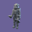 GirlSpin.gif OBJ file Female Space Explorer・3D printer model to download