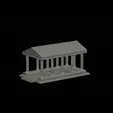 rome-building-1-3.gif model Theatre / amphitrate Roman building 1
