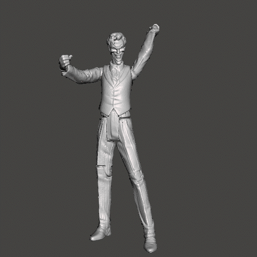 vintage joker figure toy vintage .stl .obj 3D model
