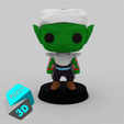 piccolo-gif.gif OBJ file DBZ - PACK - "THE ARRIVAL OF THE Saiyajin" GOHAN AND PICCOLO - FUNKO POP dragon ball z・Design to download and 3D print