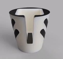 2.gif Archivo STL Bandeja de almacenamiento Barco ClickShare・Design para impresora 3D para descargar