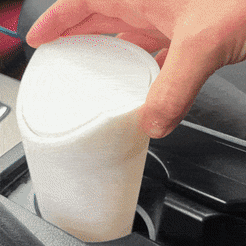 3D-Printable-Mini-Trash-Can-for-Car-and-Office-Use.gif Free 3D file 3D Printable Mini Trash Can for Car and Office Use・3D print design to download