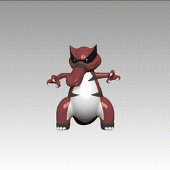 ZBrush-Movie-6.gif Fichier STL Pokemon - Krookodile・Plan pour imprimante 3D à télécharger