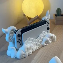 D0B435A9-211D-43BE-A880-7A39A0875448.gif 3D file Nintendo Switch Japanese Cloud Dock - Classic and OLED version・3D printing template to download