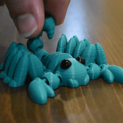 Scorpion.gif STL file Print in Place Ball Scorpion・3D printer design to download, DoodadWorks