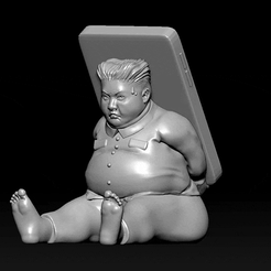 1-1.gif Descargar archivo Soporte de teléfono Kim • Diseño imprimible en 3D, HaeSea