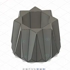 isla-geometic-pot.gif geometric isla square composite silicone and printed mold pot maker