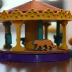 carousel.gif Файл STL Катание на мини-карусели・Модель 3D-принтера для загрузки