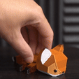 eR ae Flexible Fox (Print-in-place)