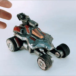 ezgif.com-gif-maker.gif Free STL file StarCraft 2 Hellion・Model to download and 3D print