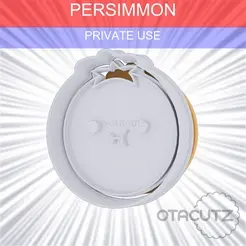 Persimmon~PRIVATE_USE_CULTS3D_OTACUTZ.gif Persimmon Cookie Cutter / Suika Game