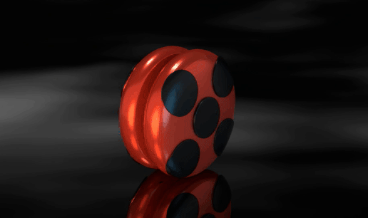🐞 Miraculous Yoyo mariquita・Archivo STL para Impresión 3D・Cults